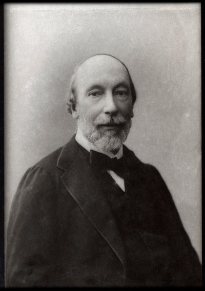 Portrait of Auguste Vacquerie by French Photographer